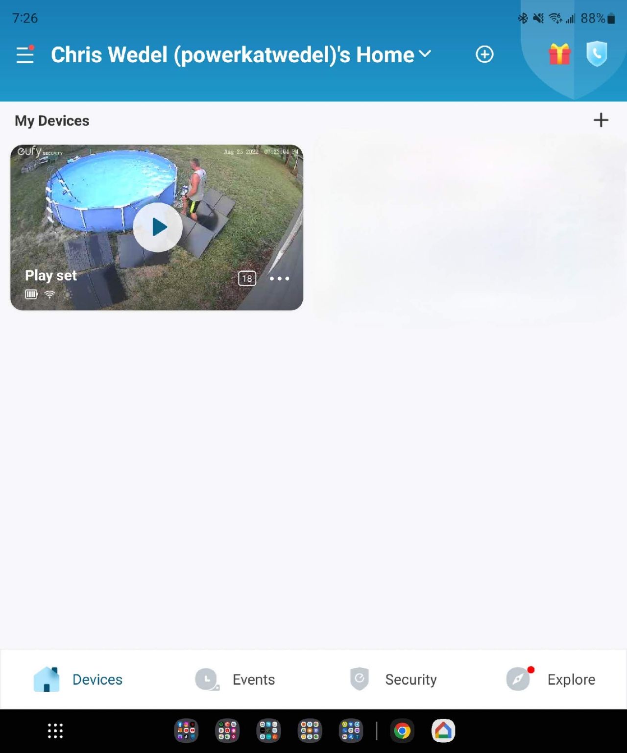 eufy Security app screenshots of SoloCam S40