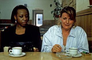 Marianne with Brenda Blethyn in 1996 movie Secrets and Lies.