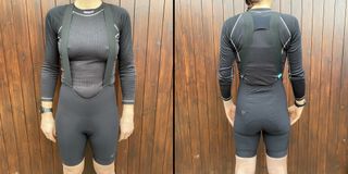 Female cyclist wearing the Velocio Ultralight Bib Shorts which are some of the best bib shorts for women