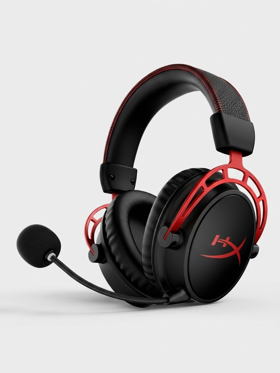 A HyperX Cloud Alpha Wireless gaming headset