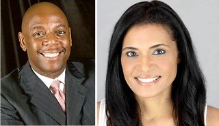 Black News Channel anchors will include former CNNer Fred Hickman (l.) and Laverne McGee. 