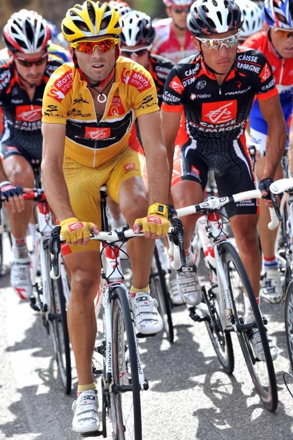 Alejandro Valverde's Caisse d'Epargne team was in control.