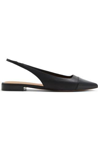 Fleure Slingback Pointed Cap Toe Flat