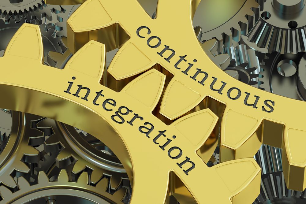 Cogs with Continuous Integration written on them