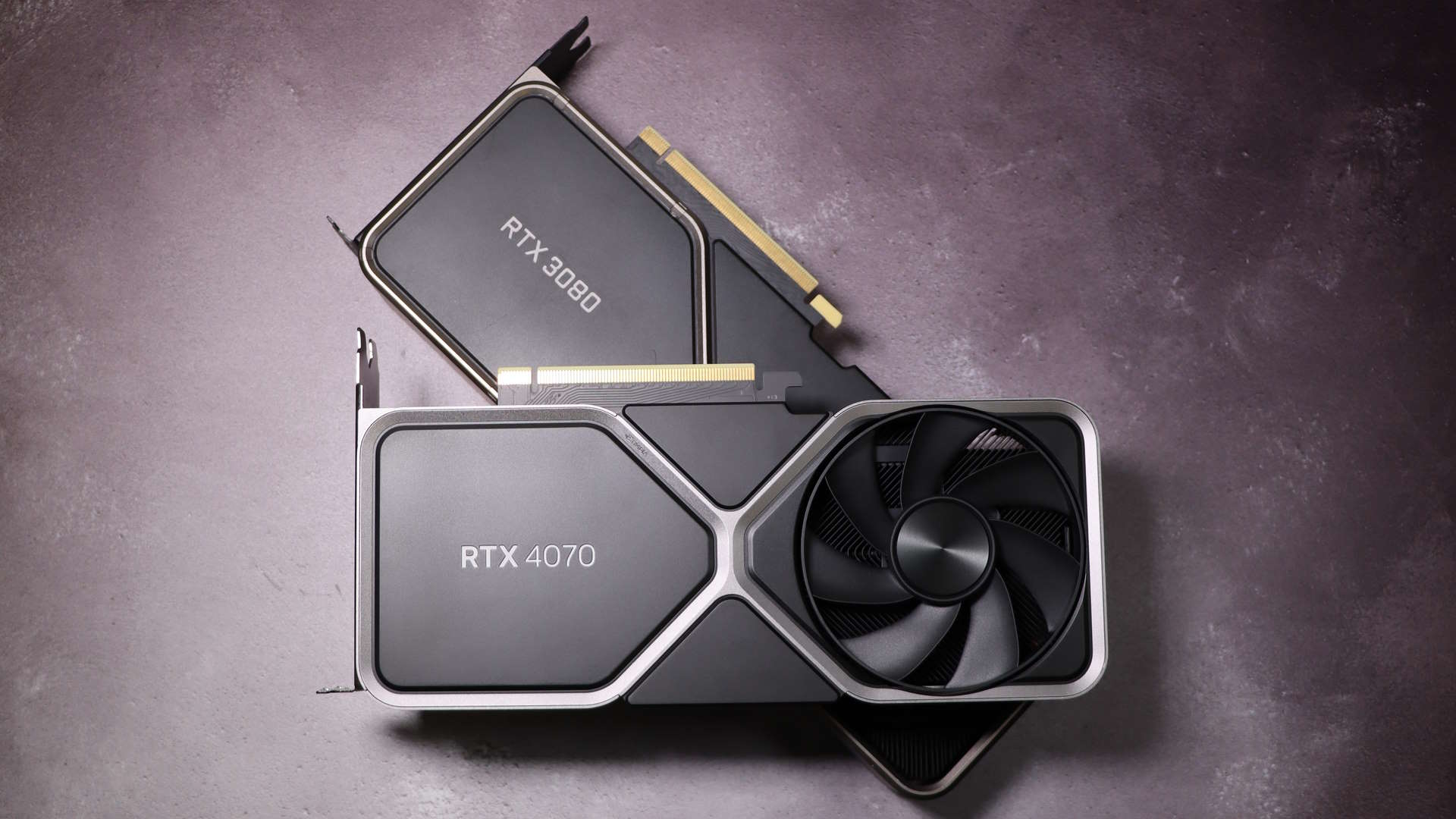 Tarjetas gráficas Nvidia RTX 4070 y RTX 3080 Founders Edition