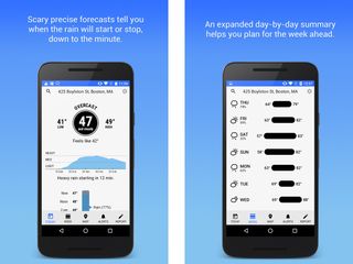 Dark Sky (Android: Free; iOS: $3.99)