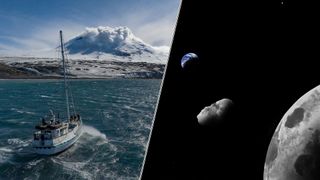 Science news this week includes a perilous expedition to an uninhabited island in the South Atlantic to find the world's 8th lava lake, and a chunk of the moon appears to be orbiting near Earth.