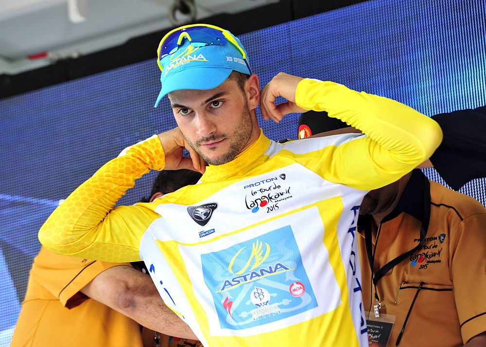 Andrea Guardini (Astana) is leading the overall GC at the Tour de Langkawi