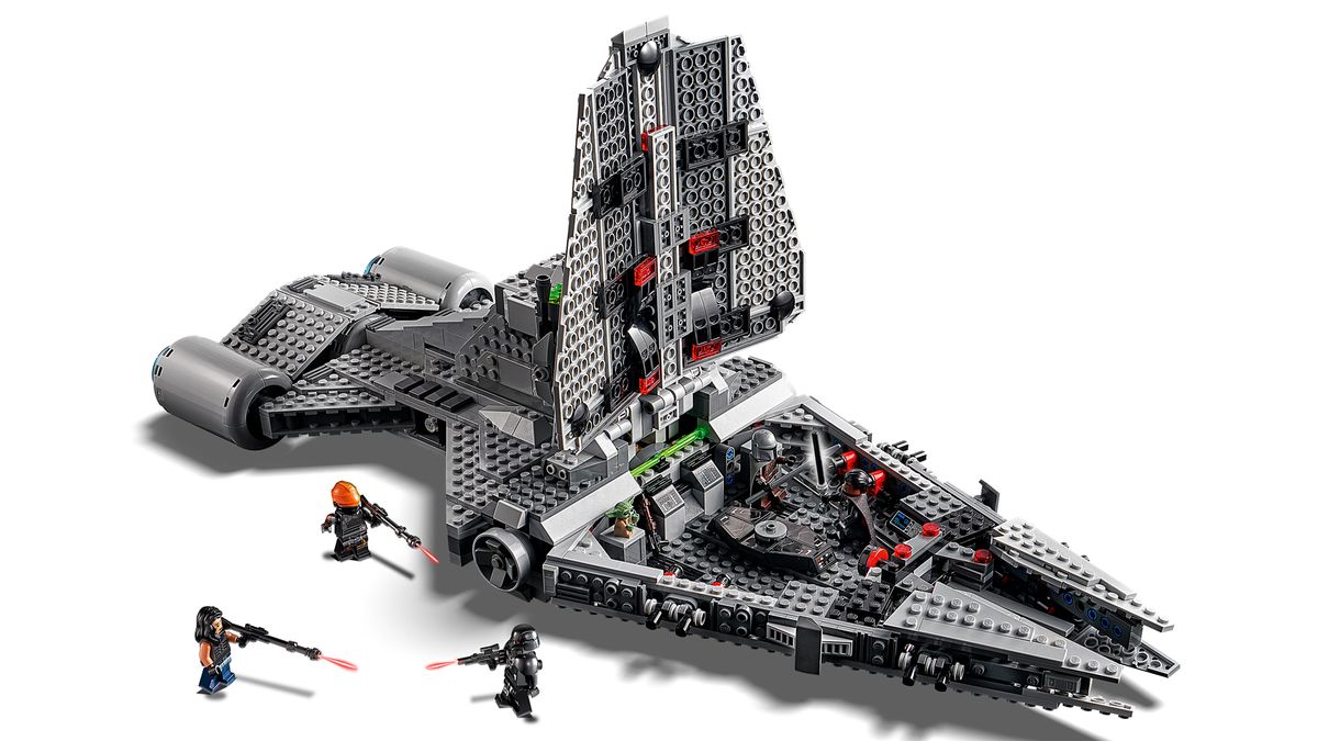Lego's new Imperial Light Cruiser from "Star Wars: The Mandalorian" is a $159.99 hero set that comes with 1,336 pieces and six minifigures: The Mandalorian, Cara Dune, Fennec Shand, Moff Gideon, Baby Yoda and a new Dark Trooper.