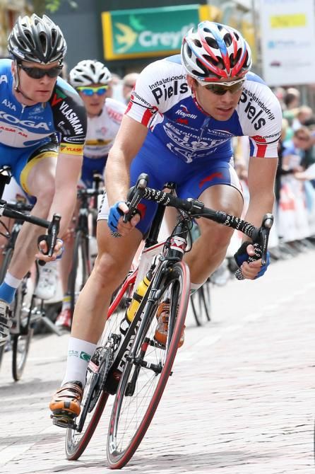 Steven Lammertink (Cyclingteam Jo Piels) leads the break