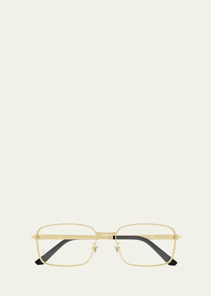 Men's Ct0555oa Titanium Rectangle Optical Frames