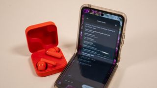 Moto AI's Playlist Studio feature running on a Motorola Razr Plus (2024)