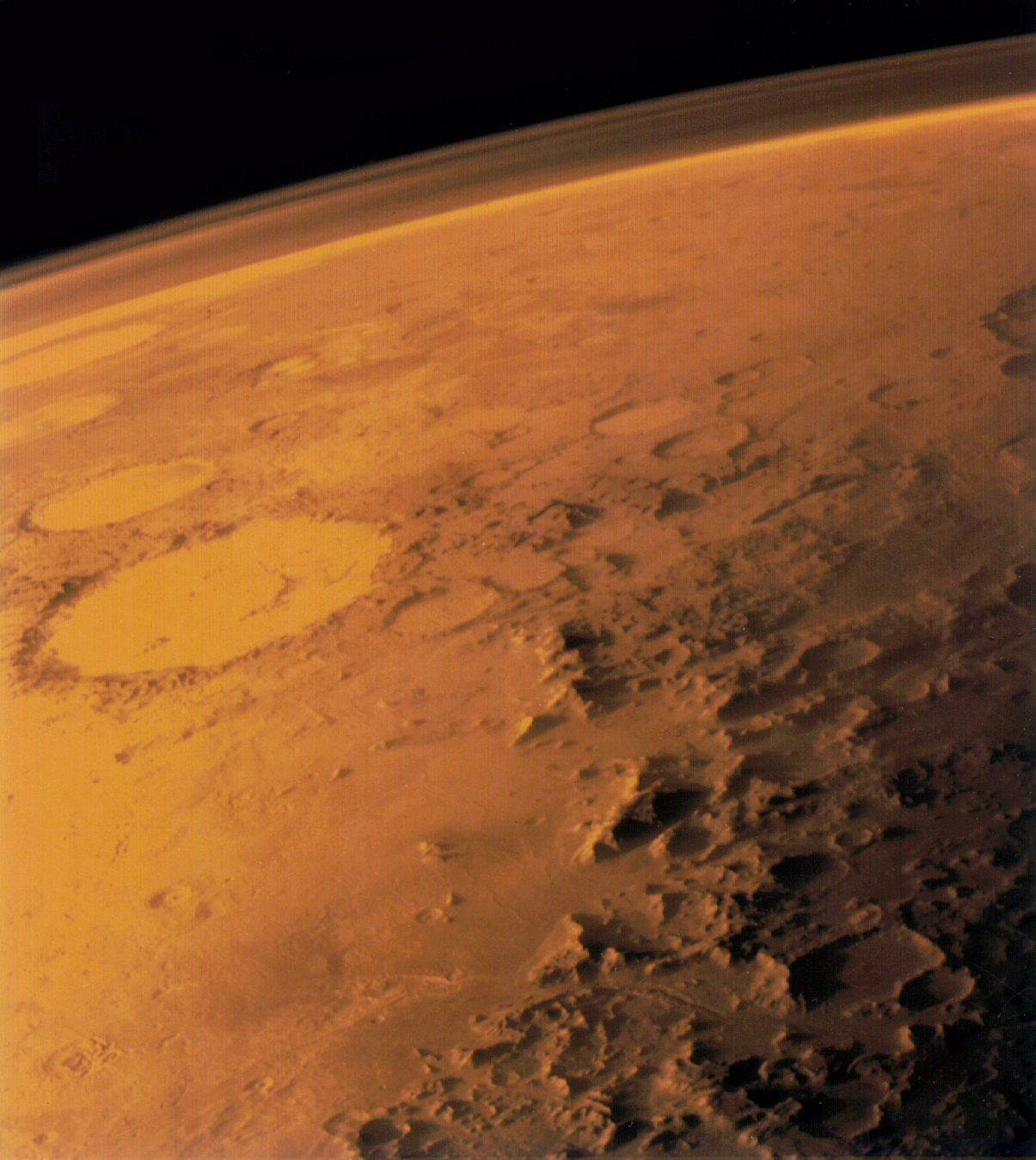 On historic Mars, carbon dioxide ice stored the water operating. This is how