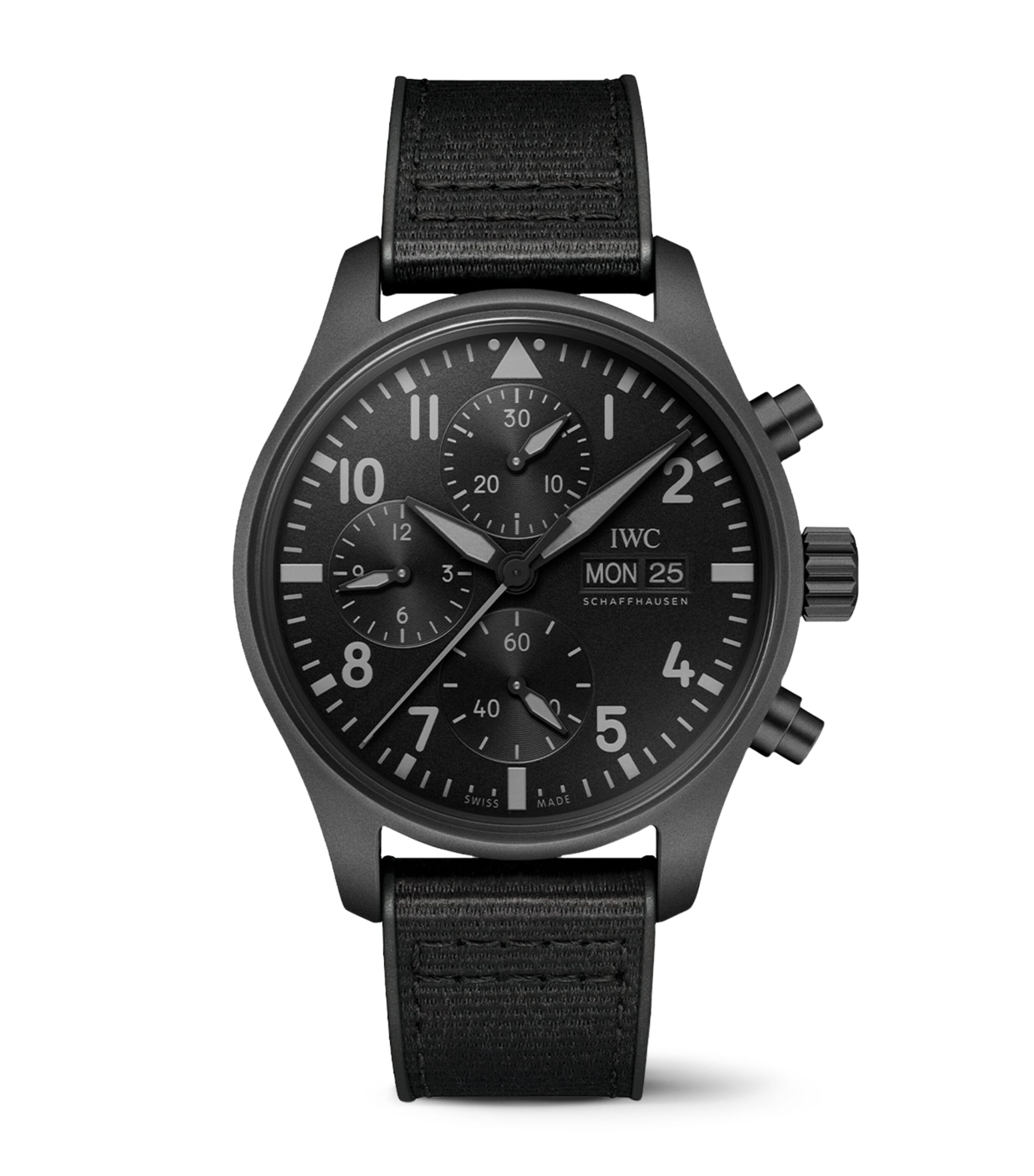 Iwc Schaffhausen Ceratanium Top Gun Pilot's Watch 41mm