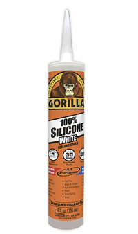 Gorilla 8060002 100% Silicone Sealant, 10 oz | $8.99, Amazon
