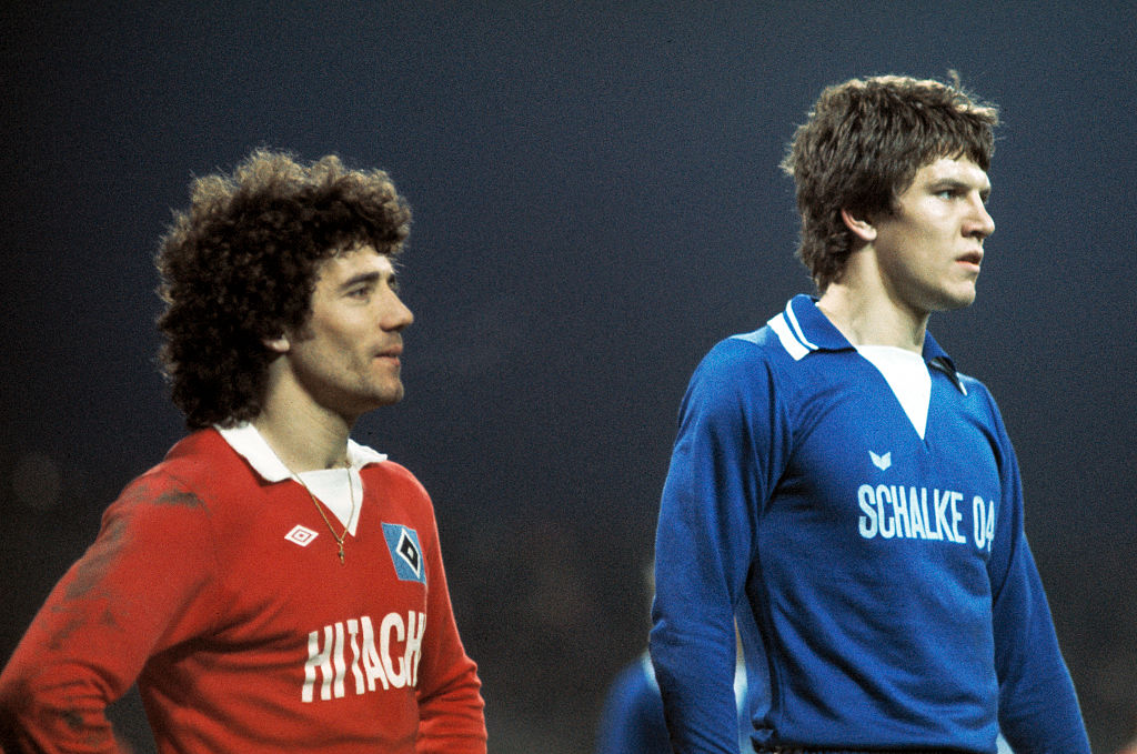 Kevin Keegan in action for Hamburg