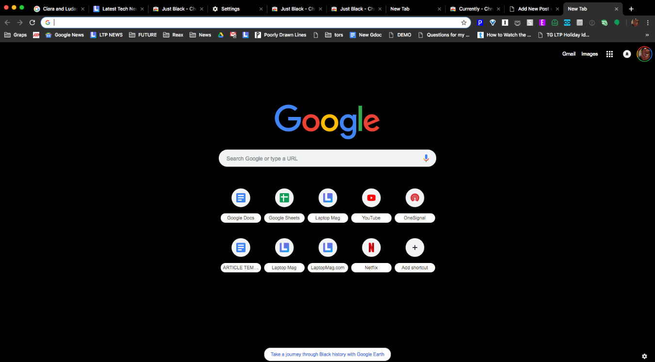 google chrome homepage for mac