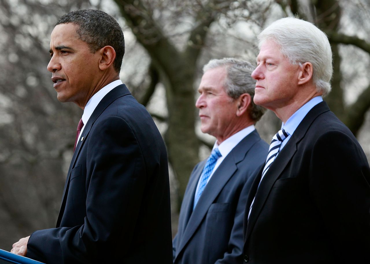 Obama, Bush, Clinton