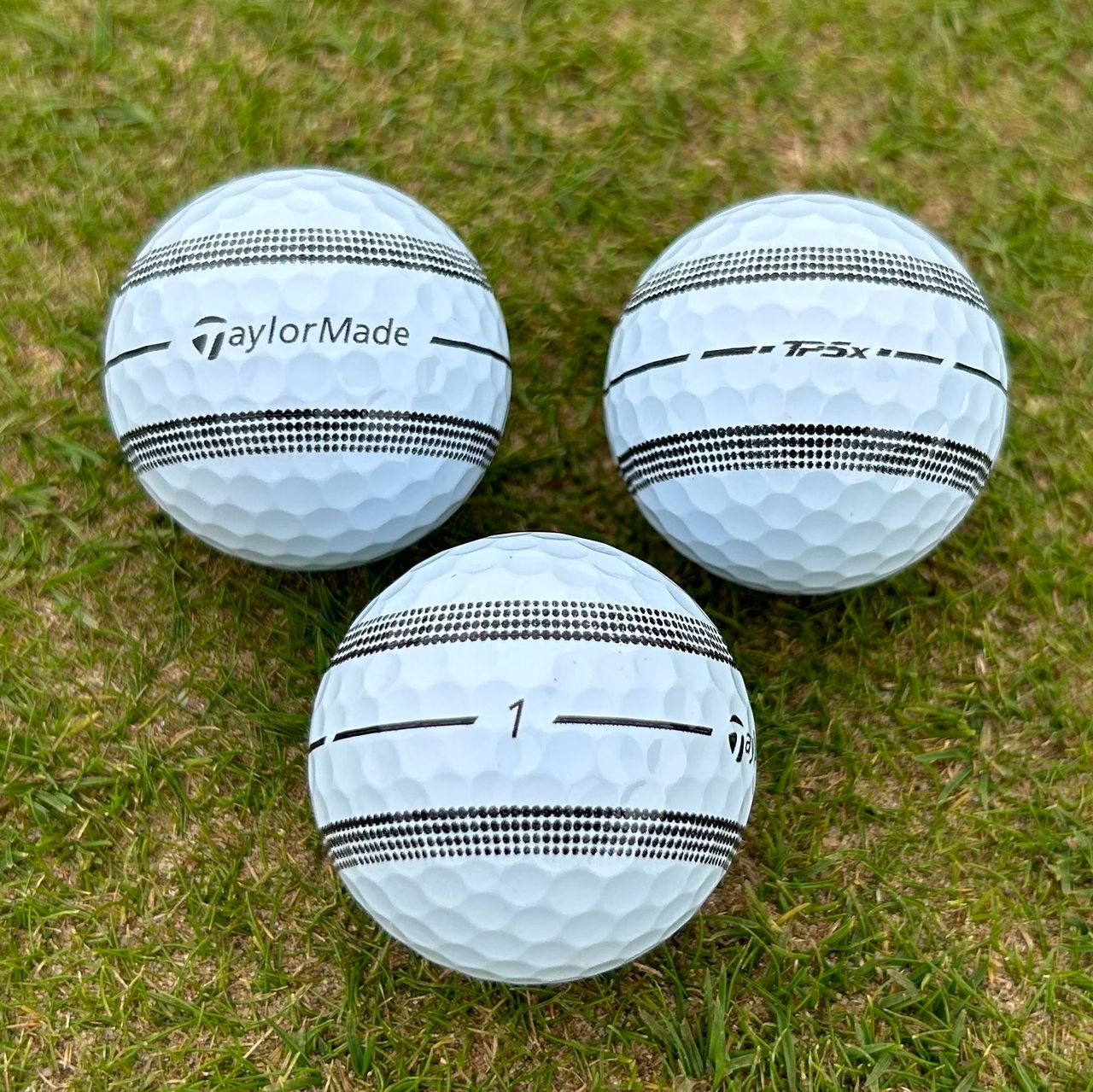 The TP5 stripe golf ball from all angles