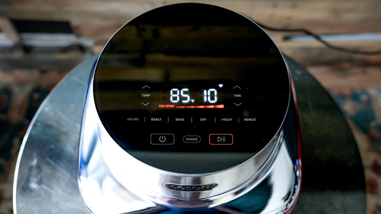 Cosori Iconic Air Fryer in a kitchen