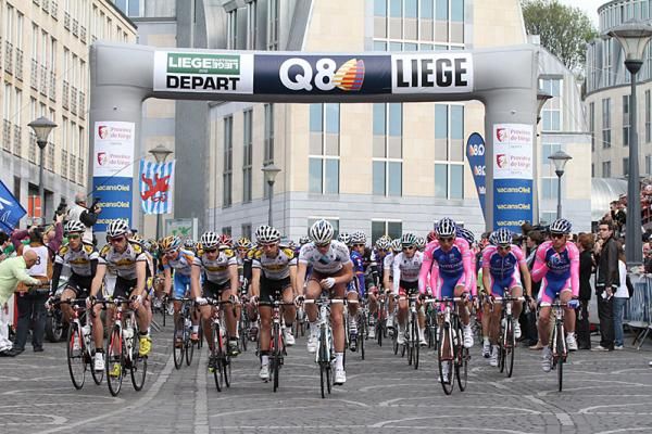 The start in Liege.
