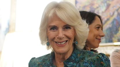 Queen Camilla's wardrobe favourites seen during a reception celebrating 30 years of the Forward Arts Foundation