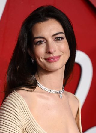 Anne Hathaway attends The Fashion Awards 2023 Presented by Pandora at the Royal Albert Hall on December 04, 2023 in London, England