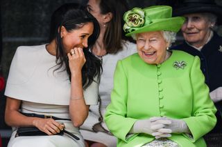 Meghan Markle has been accused of showing the late Queen 'great disrespect' by Donald Trump
