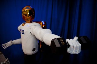 Robonauts 2 surpasses previous humanoid robots in strength, yet work safely next to humans.