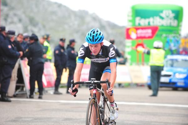 Daniel Martin (Garmin-Cervelo) showed flashes of form but couldn't handle the pace of Cobo
