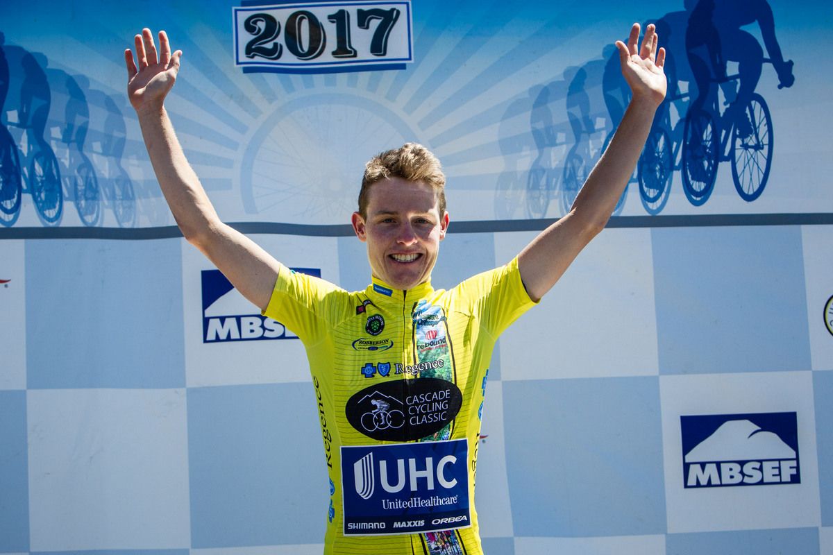 Gavin Mannion (UnitedHealthcare) holds onto yellow for another day