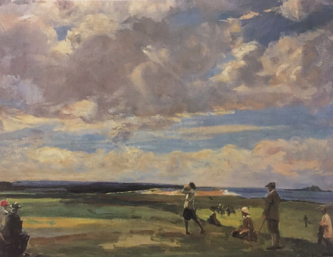 Lady Astor playing golf at North Berwick