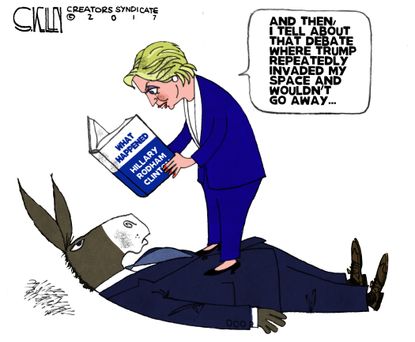 Political cartoon U.S. Hillary Clinton book Democrats