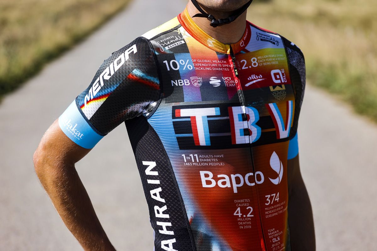 Bahrain Victorious will sport a new jersey for the 2021 Vuelta a Espana