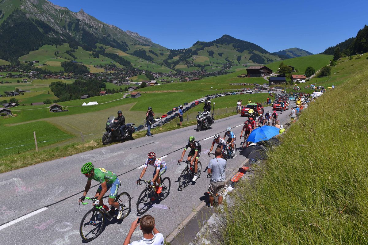 The breakaway on stage 17 of the Tour de France