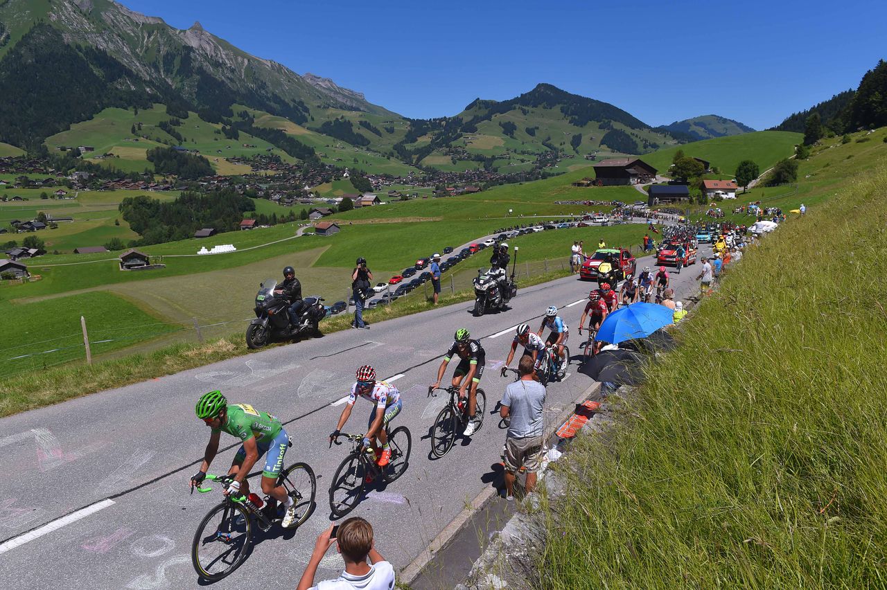 The breakaway on stage 17 of the Tour de France