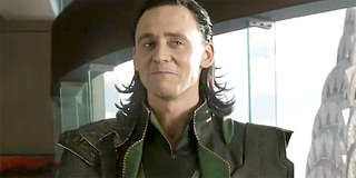 Tom Hiddleston as Loki in The Avengers Marvel MCU