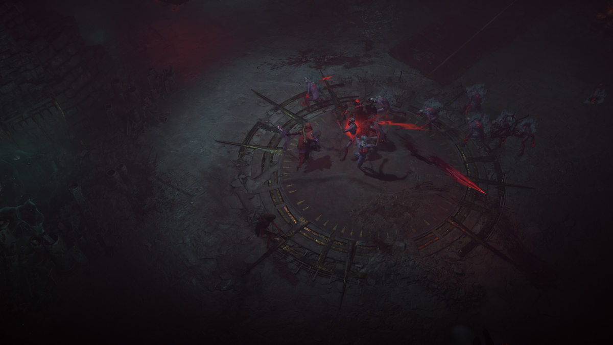 Diablo 4 season 2 screenshot of a character using a new Vampiric Power