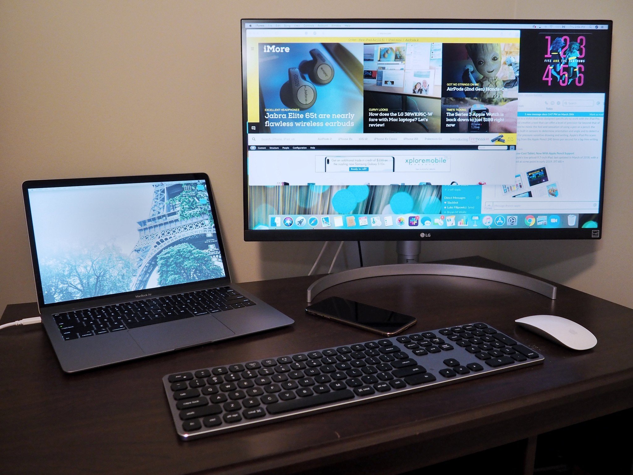 macbook air to lg monitor