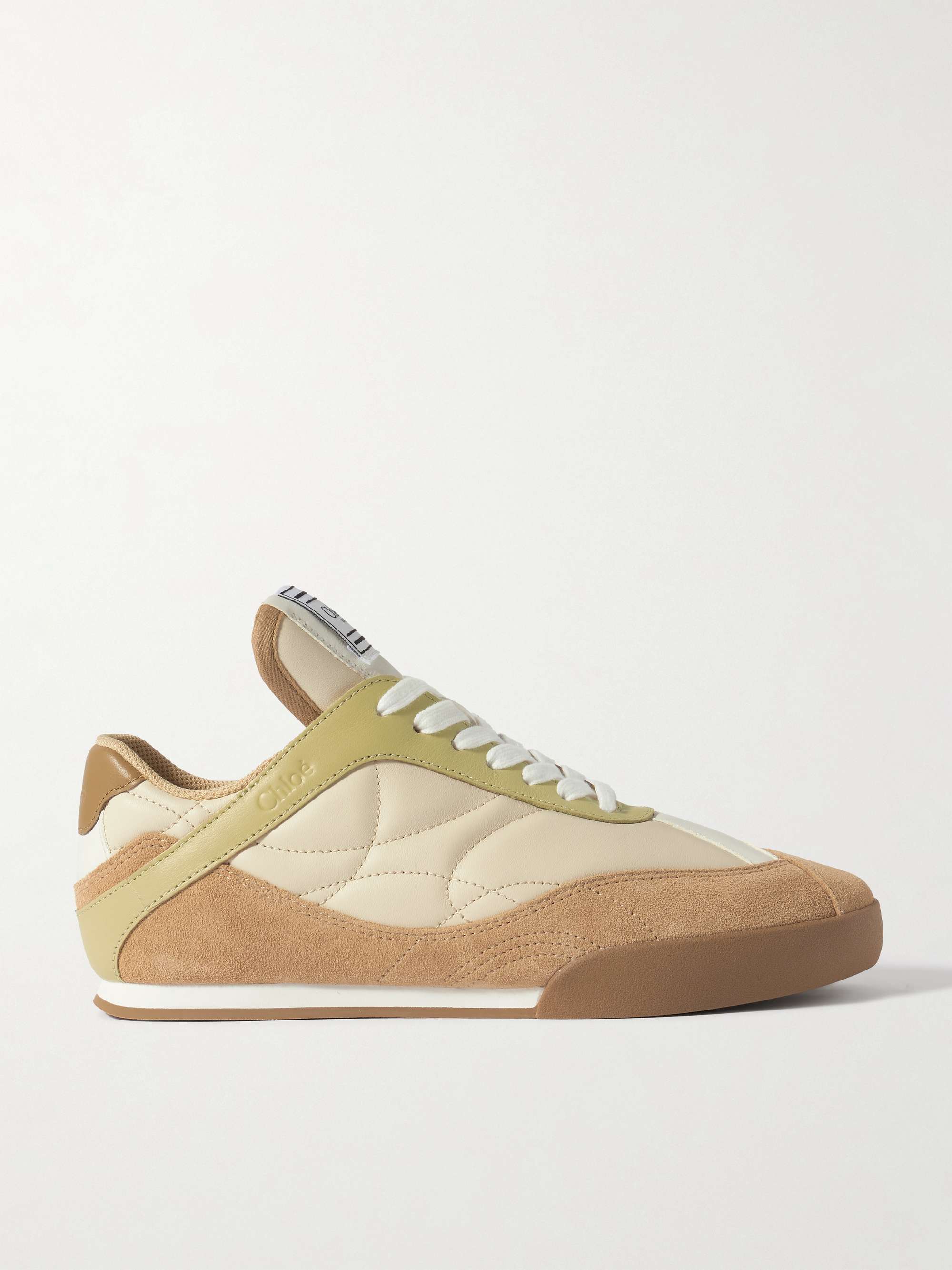 Kick Suede and Leather Sneakers