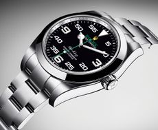  original Rolex Oyster, the new steel-cased Air-King is a horological wonder and a highlightof this year’s Baselworld 