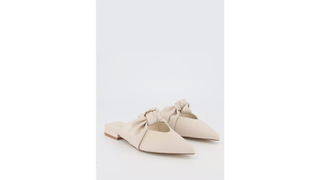 Office Foxy Knotted Flat Mules