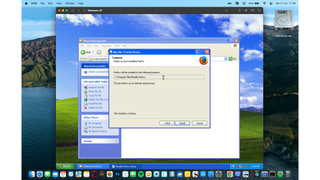 Windows XP Firefox in UTM