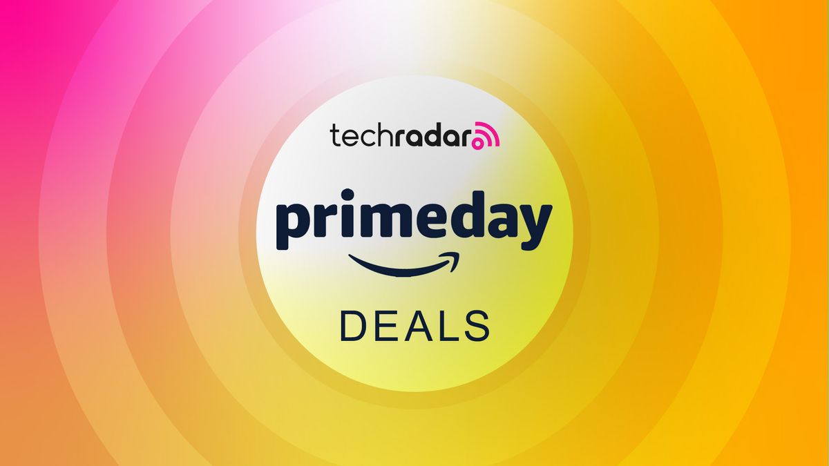 Amazon Prime Day logo on a yellow background