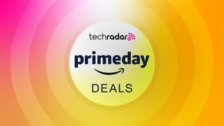 Amazon Prime Day logo on a yellow background