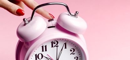Stopping pink alarm clock deadline