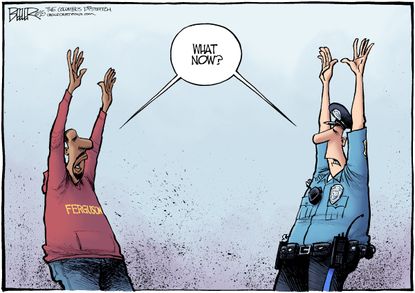 
Political cartoon U.S. Ferguson