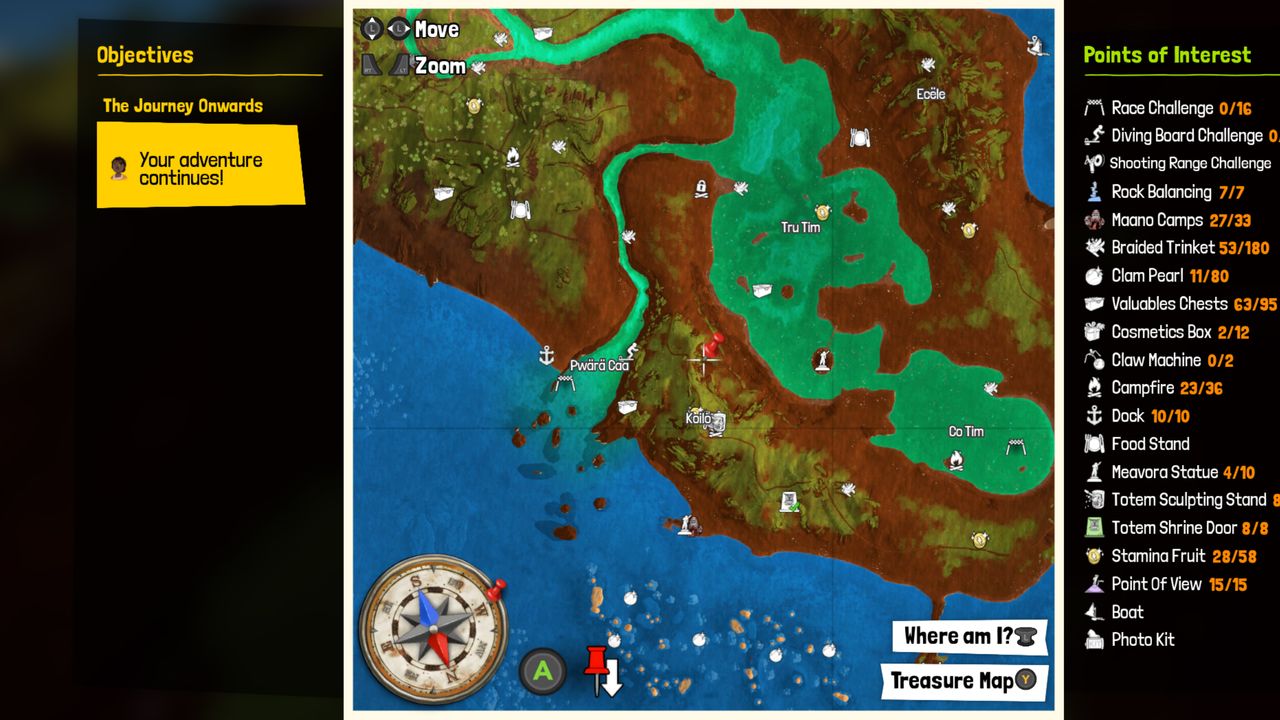 Tchia treasure map