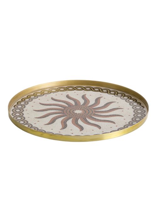 Solaro Round Metal Tray