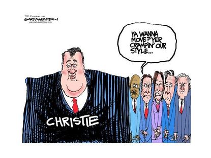 Too crowded for Chris Christie